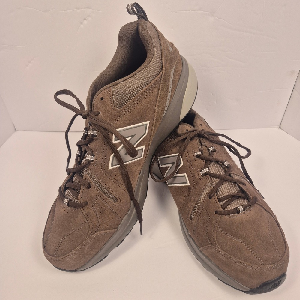 New Balance 608 ABZORB Comfort Cushioning Brown Suede Sneakers Mens 15 4E